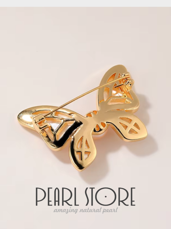 Брошь Pearl Mirage с перламутром и жемчугом