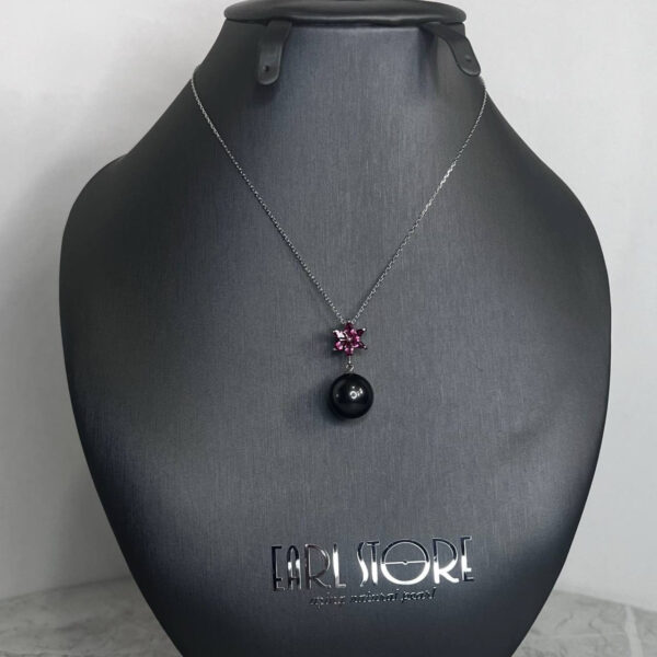 Подвеска Pearl Germini из темного Shell Pearl 14мм