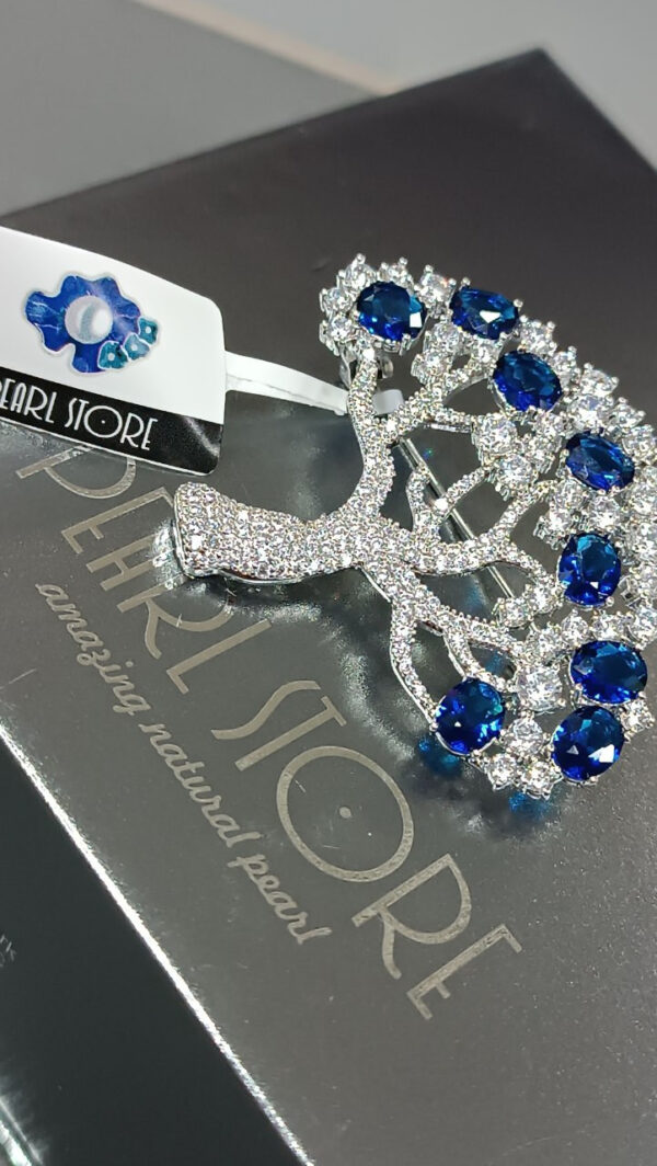 Брошь Sapphire tree