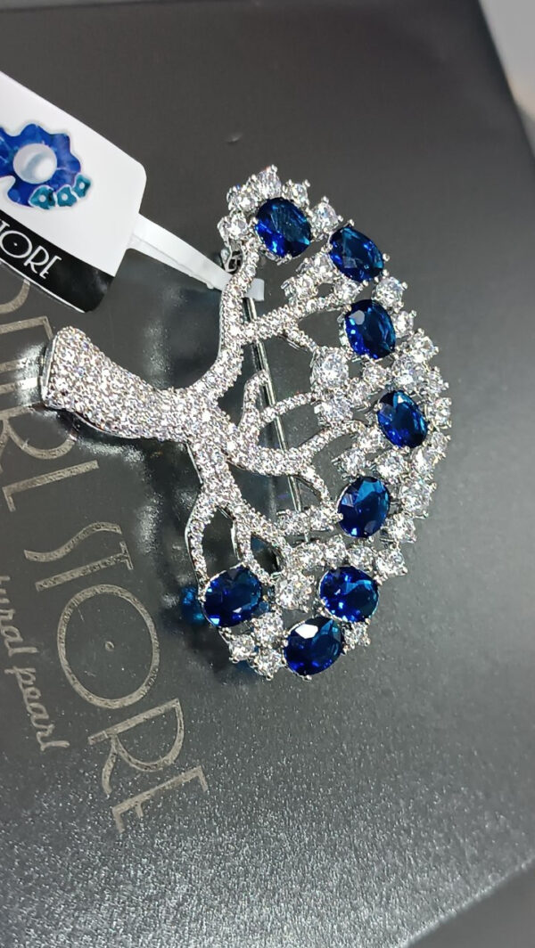 Брошь Sapphire tree