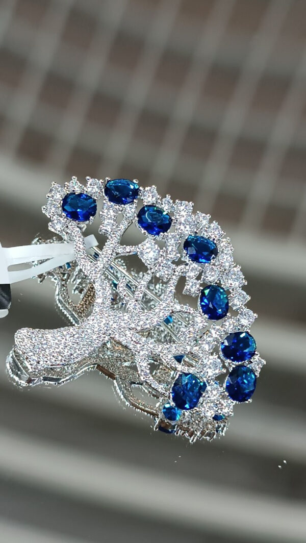Брошь Sapphire tree