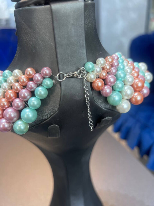 Ожерелье Pearl Collar в пастельных тонах Shell Pearl