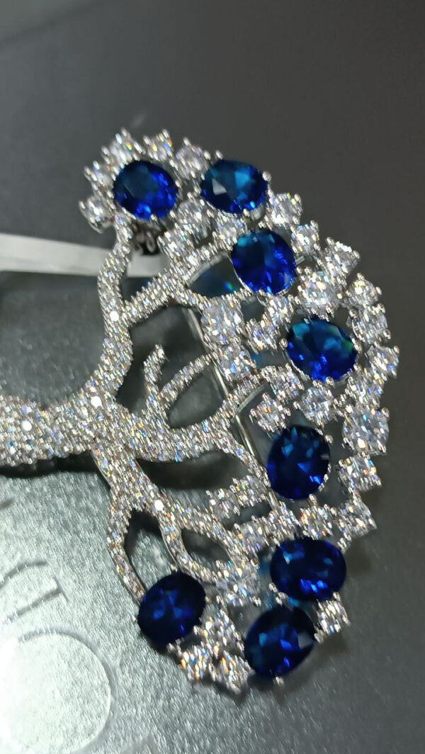 Брошь Sapphire tree