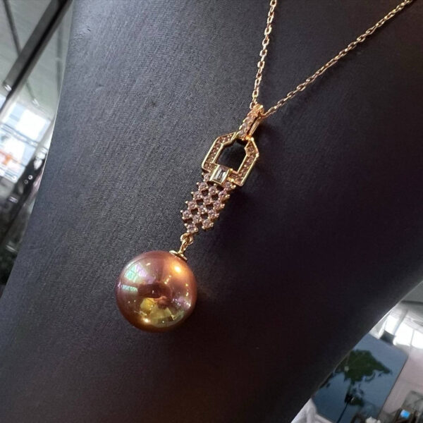 Подвеска Forma Noire — серия Bauhaus Champagne Gold